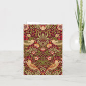 William Morris Strawberry Thief Kaart (Achterkant)