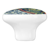 William Morris - Strawberry Thief Keramische Knop (Zijkant)