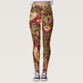 William Morris Strawberry Thief Leggings (Voorkant)