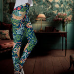 William Morris Strawberry Thief Leggings<br><div class="desc">William Morris Strawberry Thief Design Motif. Ajoutez votre texte étiquette ! William Morris était un designer textile anglais, artiste, écrivain et socialiste associé à la Fraternité pré-Raphaélite et au British Arts and Crafts Movement. Il a fondé une entreprise de design en partenariat avec l'artiste Edward Burne-Jones et le poète et...</div>