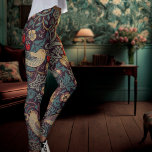 William Morris Strawberry Thief Leggings<br><div class="desc">William Morris Strawberry Thief Design Motif. Ajoutez votre texte étiquette ! William Morris était un designer textile anglais, artiste, écrivain et socialiste associé à la Fraternité pré-Raphaélite et au British Arts and Crafts Movement. Il a fondé une entreprise de design en partenariat avec l'artiste Edward Burne-Jones et le poète et...</div>