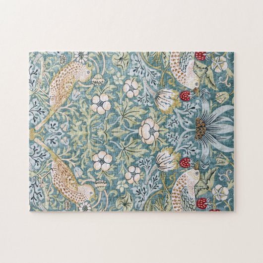William Morris Strawberry Thief Light Design Legpuzzel (Horizontaal)