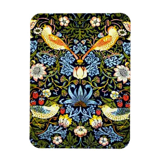 William Morris - Strawberry Thief Magneet (Verticaal)