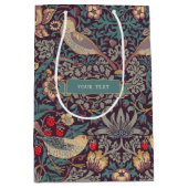 William Morris Strawberry Thief Medium Gift Bag Medium Cadeauzakje (Voorkant)