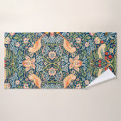 William Morris Strawberry Thief Motif floral (Serviette de bain)