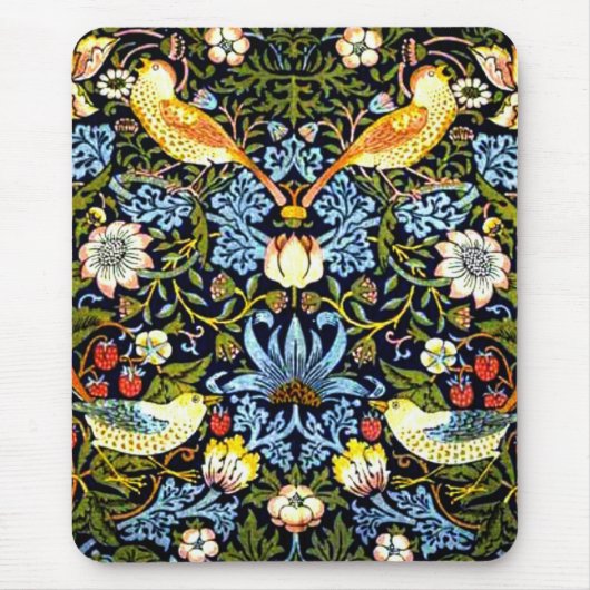William Morris - Strawberry Thief, Muismat (Voorkant)