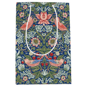 William Morris Strawberry Thief Navy Koraal Medium Cadeauzakje