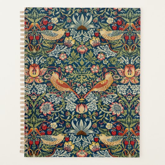 William Morris Strawberry Thief Notitieboek Planne (Voorkant)