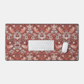 William Morris Strawberry Thief Oiseau en Terracot (Clavier et souris)