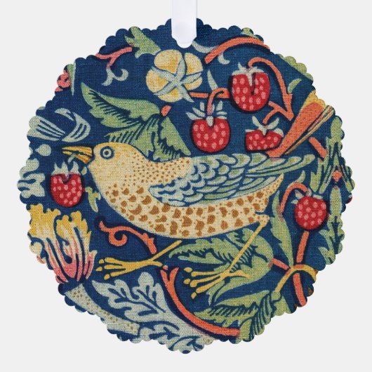 William Morris - Strawberry Thief Ornament Kaart (Voorkant)