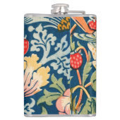  William Morris 'Strawberry Thief' Patroon Heupfles (Achterkant)