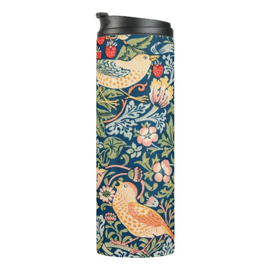 William Morris 'Strawberry Thief' Patroon Thermosbeker (Geroteerd rechts)