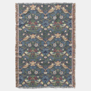 William Morris  Strawberry Thief Pattern Deken