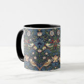 William Morris  Strawberry Thief Pattern Mok (Voorkant links)