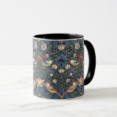William Morris  Strawberry Thief Pattern Mok (Voorkant rechts)