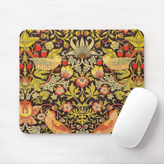 William Morris Strawberry Thief Pattern Muismat (Met muis)