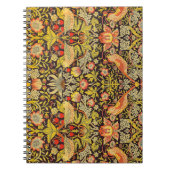 William Morris Strawberry Thief Pattern Notitieboek (Voorkant)