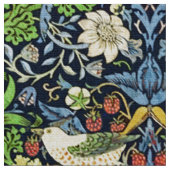 William Morris Strawberry Thief Pattern Stof (Close Up)