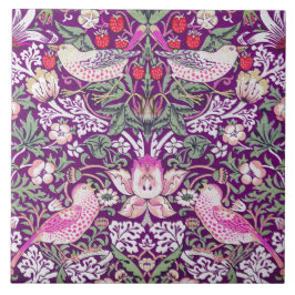 William Morris Strawberry Thief Pattern Tegeltje