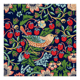 William Morris Strawberry Thief Perfect Poster
