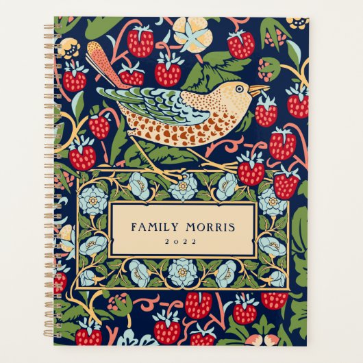 William Morris Strawberry Thief Planificateur (Devant)