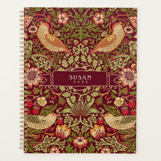 William Morris Strawberry Thief Planificateur (Devant)