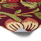 William Morris Strawberry Thief Poster (Hoek)