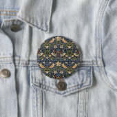 William Morris Strawberry Thief Ronde Button 7,6 Cm (In situ)