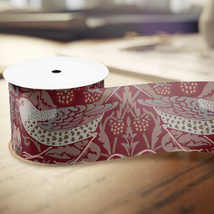 William Morris Strawberry Thief Satijnen Lint