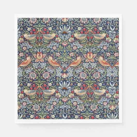  William Morris Strawberry Thief Servet (Voorkant)