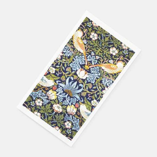 William Morris, Strawberry Thief Servet (Hoek)