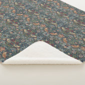  William Morris Strawberry Thief Sherpa Deken (3/4)