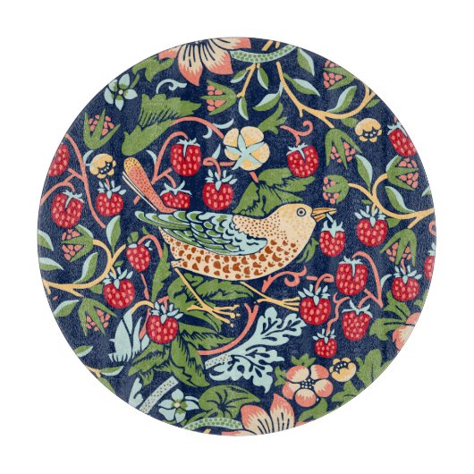 William Morris Strawberry Thief Snijplank (Voorkant)