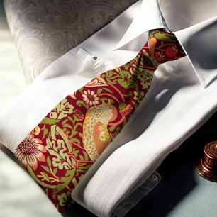 William Morris Strawberry Thief Stropdas
