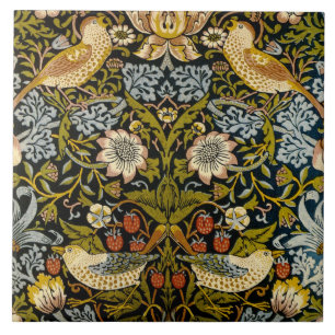 William Morris 'Strawberry Thief' Tegeltje