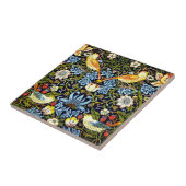 William Morris - Strawberry Thief Tegeltje (Zijkant)