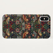 William Morris Strawberry Thief Textile Pattern Case-Mate iPhone Case (Achterkant (horizontaal))