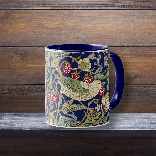 William Morris Strawberry Thief Textile Pattern Mok