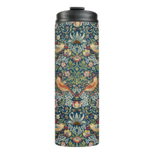 William Morris Strawberry Thief Thermal Tumbler Thermosbeker