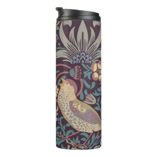 William Morris Strawberry Thief Thermal Tumbler Thermosbeker
