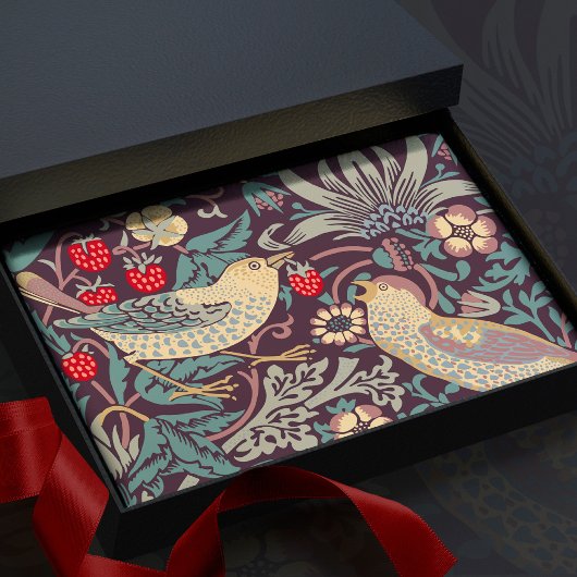 William Morris Strawberry Thief Tissue Paper Tissuepapier