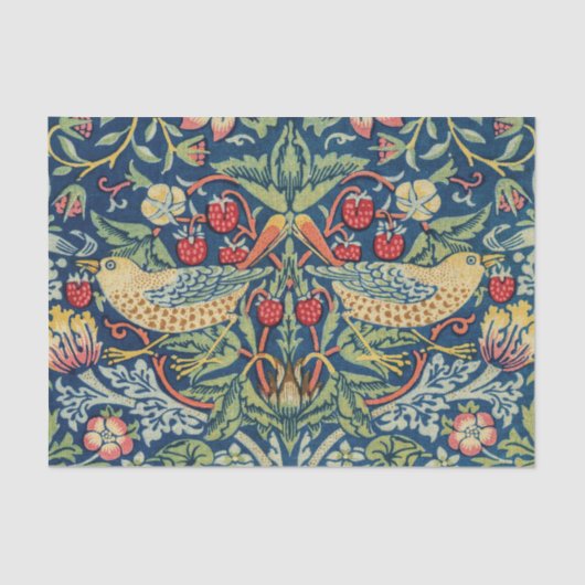 William Morris - Strawberry Thief Tissuepapier (Voorkant)