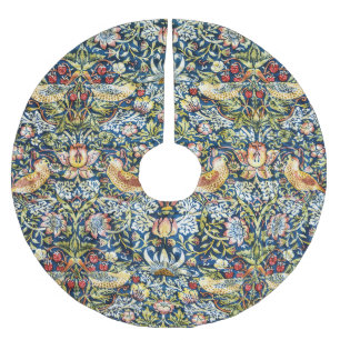 William Morris Strawberry Thief Vogel Bloem Kerstboom Rok