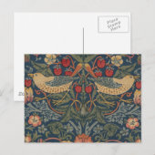 William Morris Strawberry Thieves Birds Briefkaart (Voorkant / Achterkant)