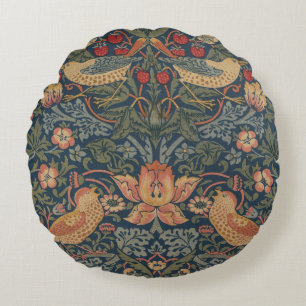 William Morris Strawberry Thieves Birds Rond Kussen
