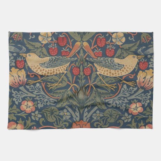 William Morris Strawberry Thieves Birds Theedoek (Horizontaal)