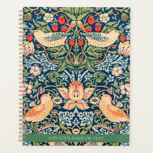 WILLIAM MORRIS : STRAWBERRY THIEVY PLANNER (Voorkant)