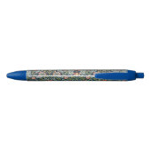 William Morris Strawberry zwarte inkt pen (Achterkant)