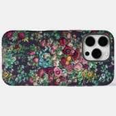 William Morris Style Classy Rustic English Calico Case-Mate iPhone Case (Achterkant (horizontaal))