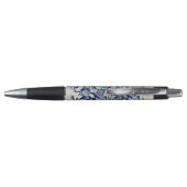 William Morris Stylish Retro Custom Pen (Achterkant)